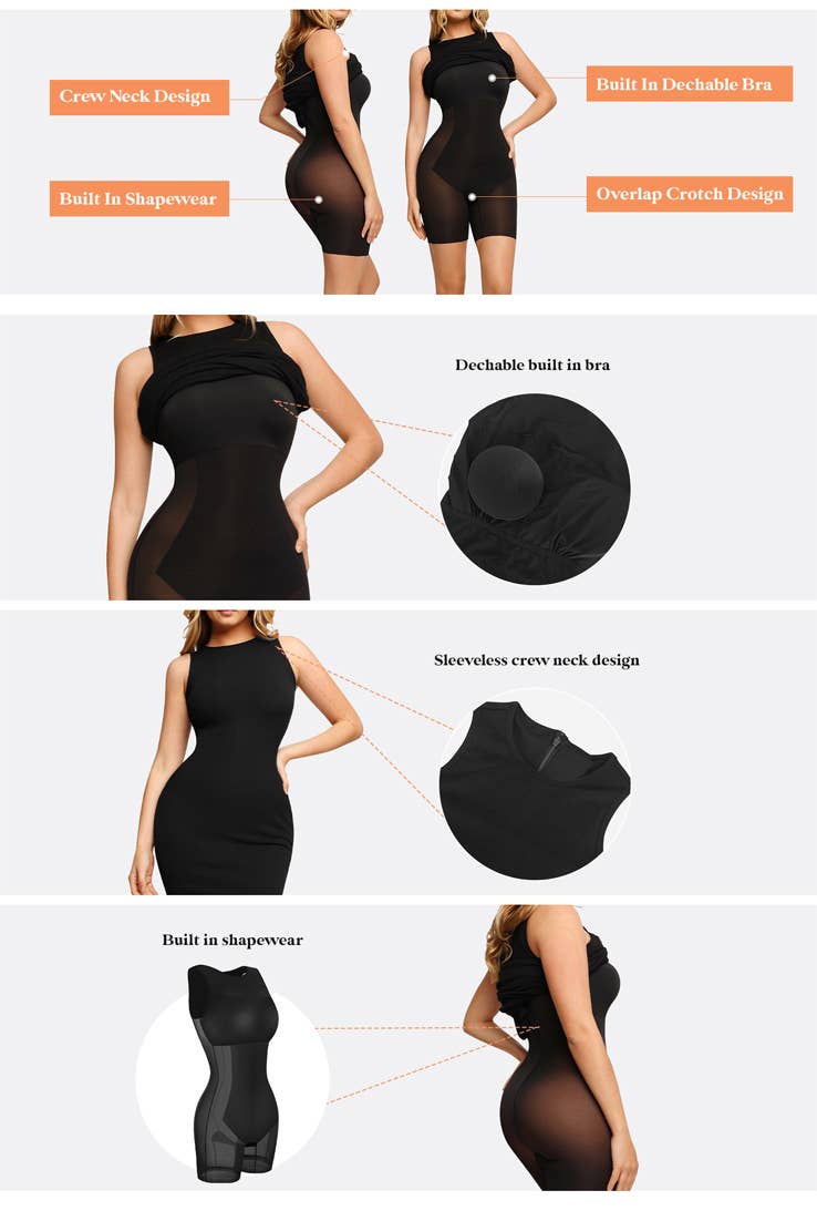 Jessica Shapewear Midi Dress